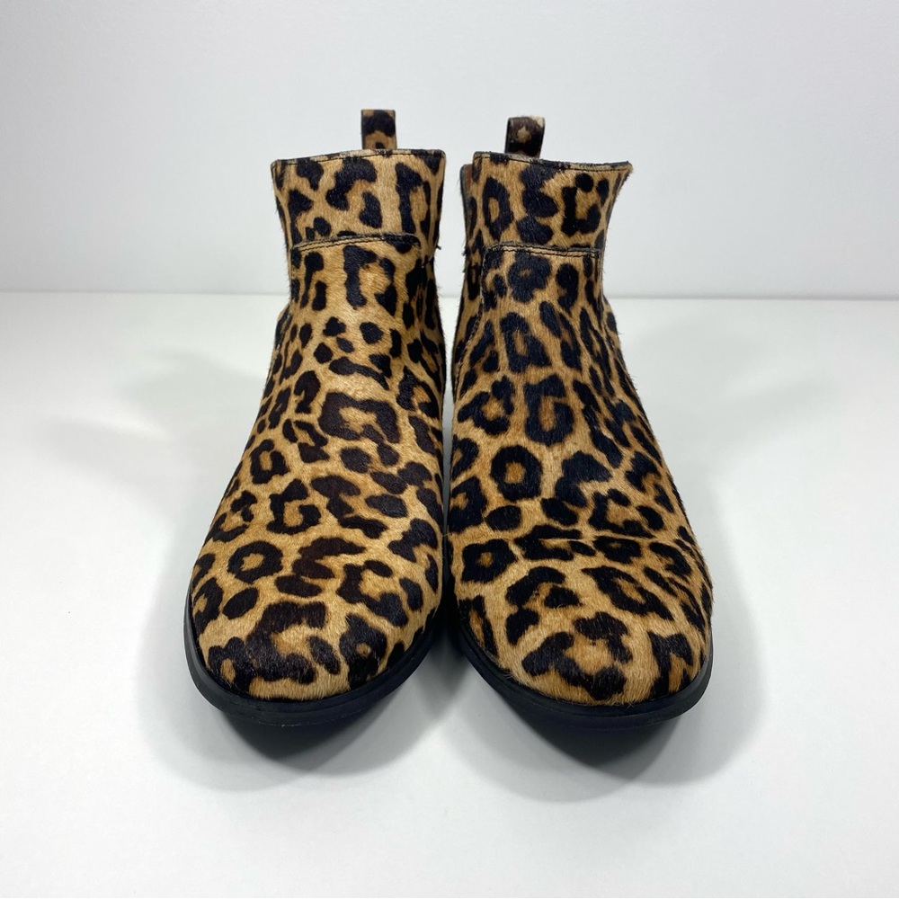 Franco Sarto Bernie 2 Leopard Animal Print Calf
Hair Leather Ankle Boots 9 - Picture 4 of 11